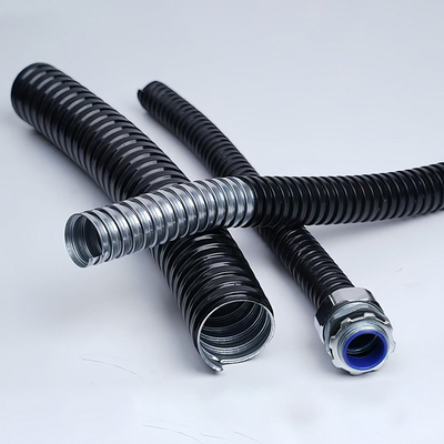 Good price 0.2-0.5mm Thickness Flexible Pvc Coated Galvanized Conduit With High Abrasion Resistance online